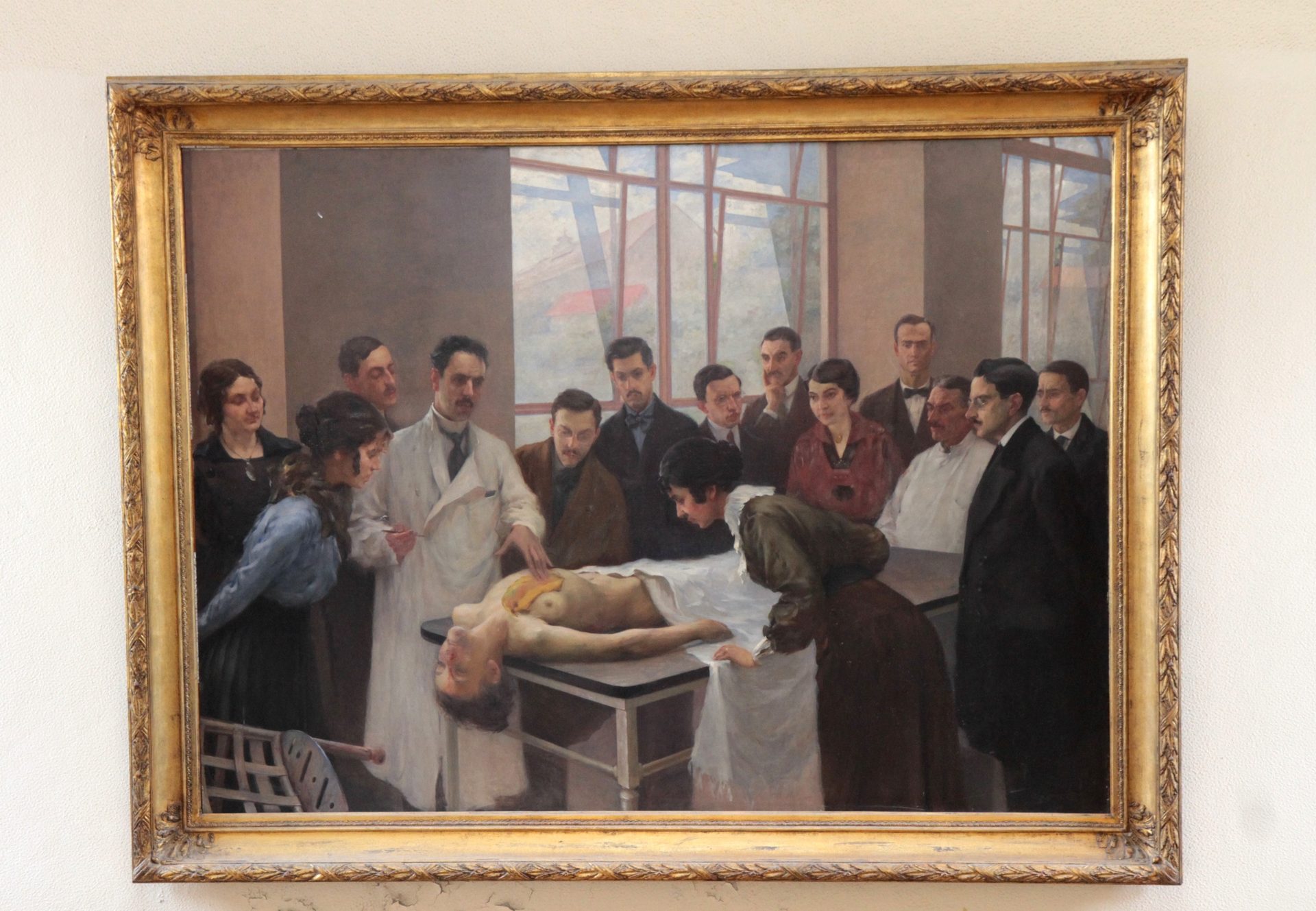 “O Mestre” by Carlos Bonvalot (1914), NOVA Facultade de Ciencias Medicas, Lisbon - 02.JPG
